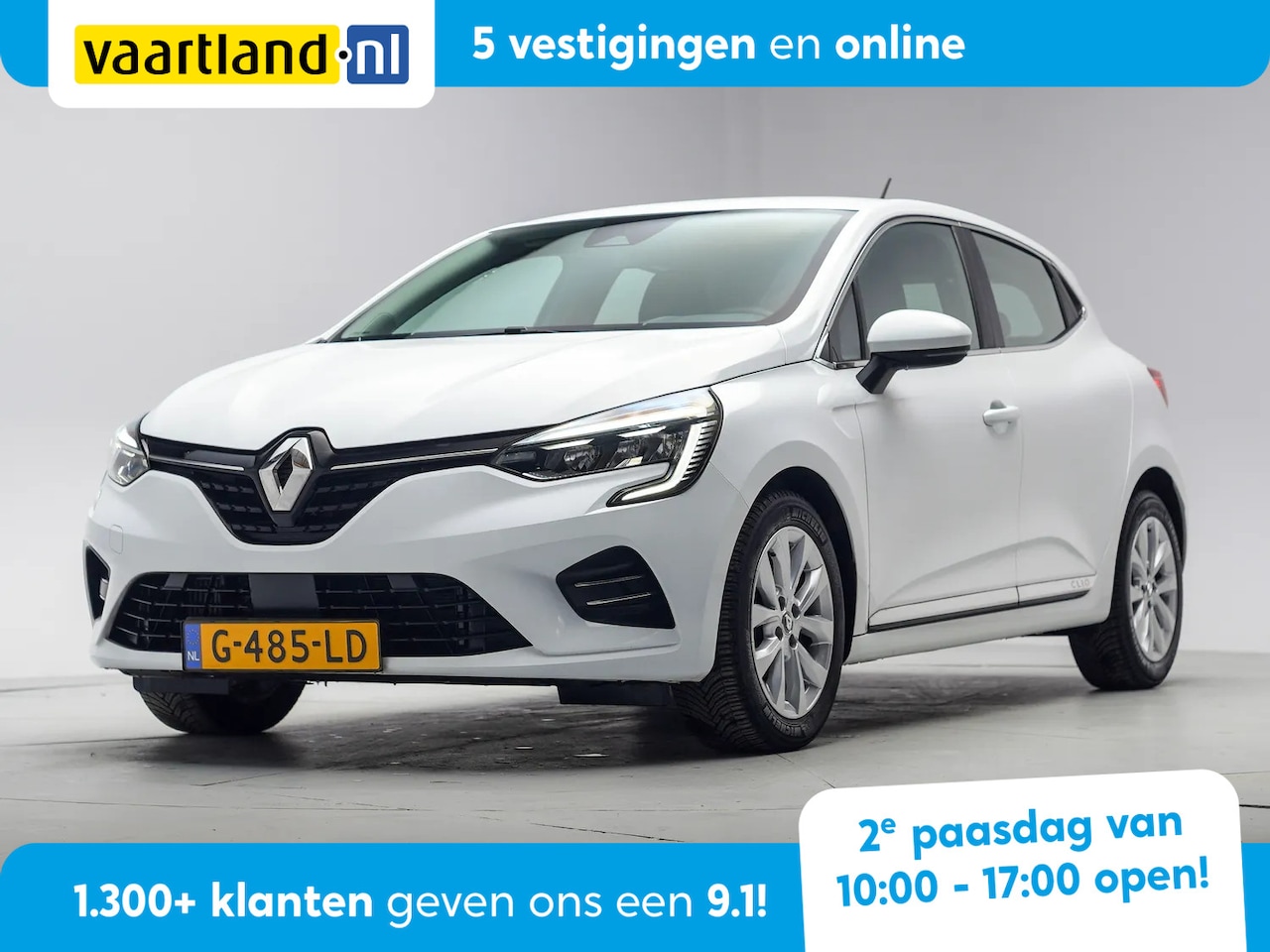 Renault Clio - 1.0 TCe 100pk Intens [ LED Navi Climate Apple/Android ] - AutoWereld.nl