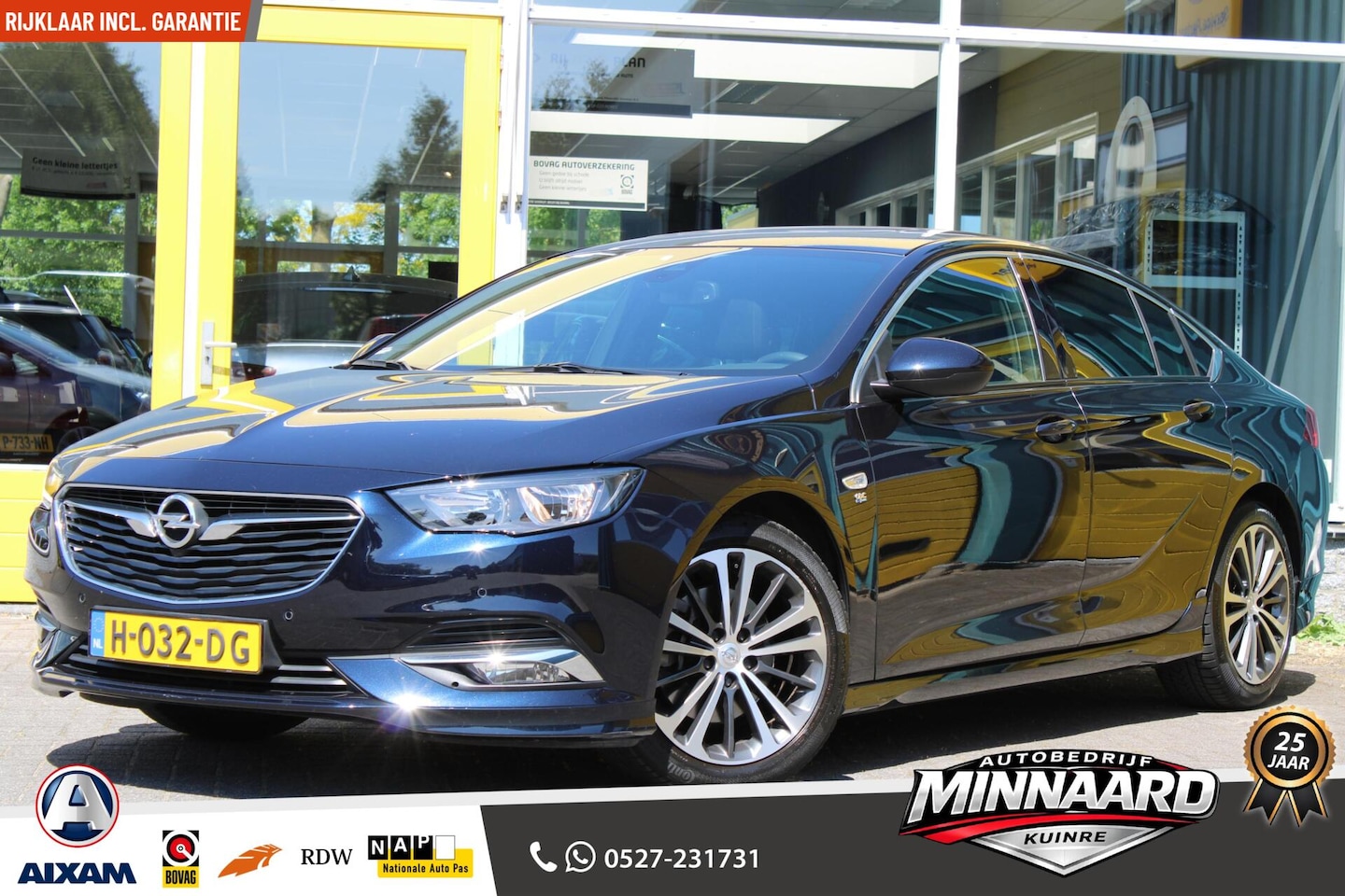 Opel Insignia Grand Sport - 1.6 Turbo 200 Pk Opc line Business Executive|Automaat|Leer|Navi|Stoel/Stuur verwarming|Ope - AutoWereld.nl
