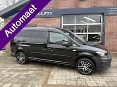 Volkswagen Caddy Maxi - 1.4 TSI L2H1 BMT BLACK EDITION DSG Bestel BTW/BPM VRIJ ( Airco, Navigatie, Trekhaak, 17 in