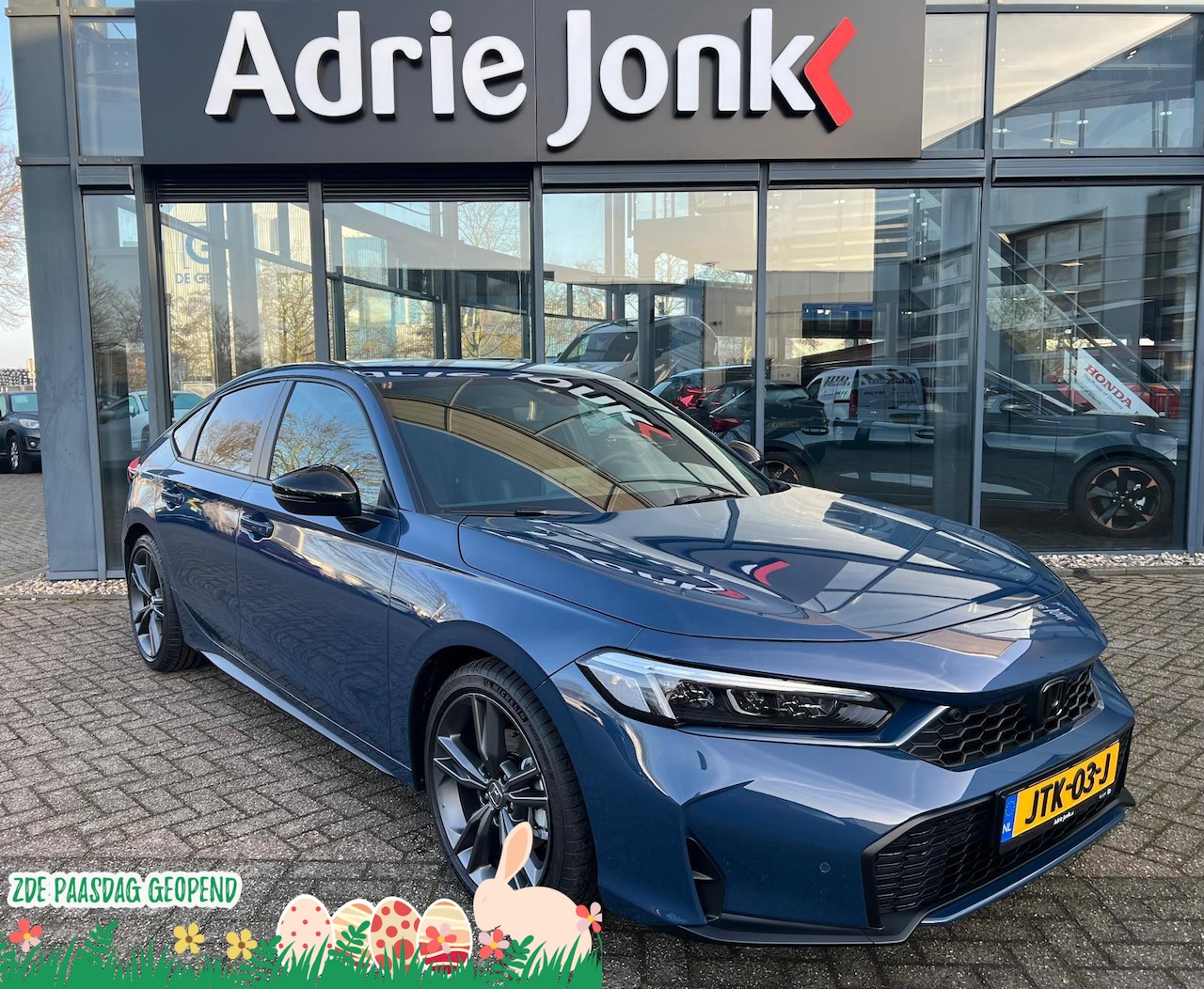 Honda Civic - 2.0 e:HEV Sport | DEMO | FULL HYBRID | 18 INCH | APPLE & ANROID AUTO | CAMERA | STUUR + ST - AutoWereld.nl