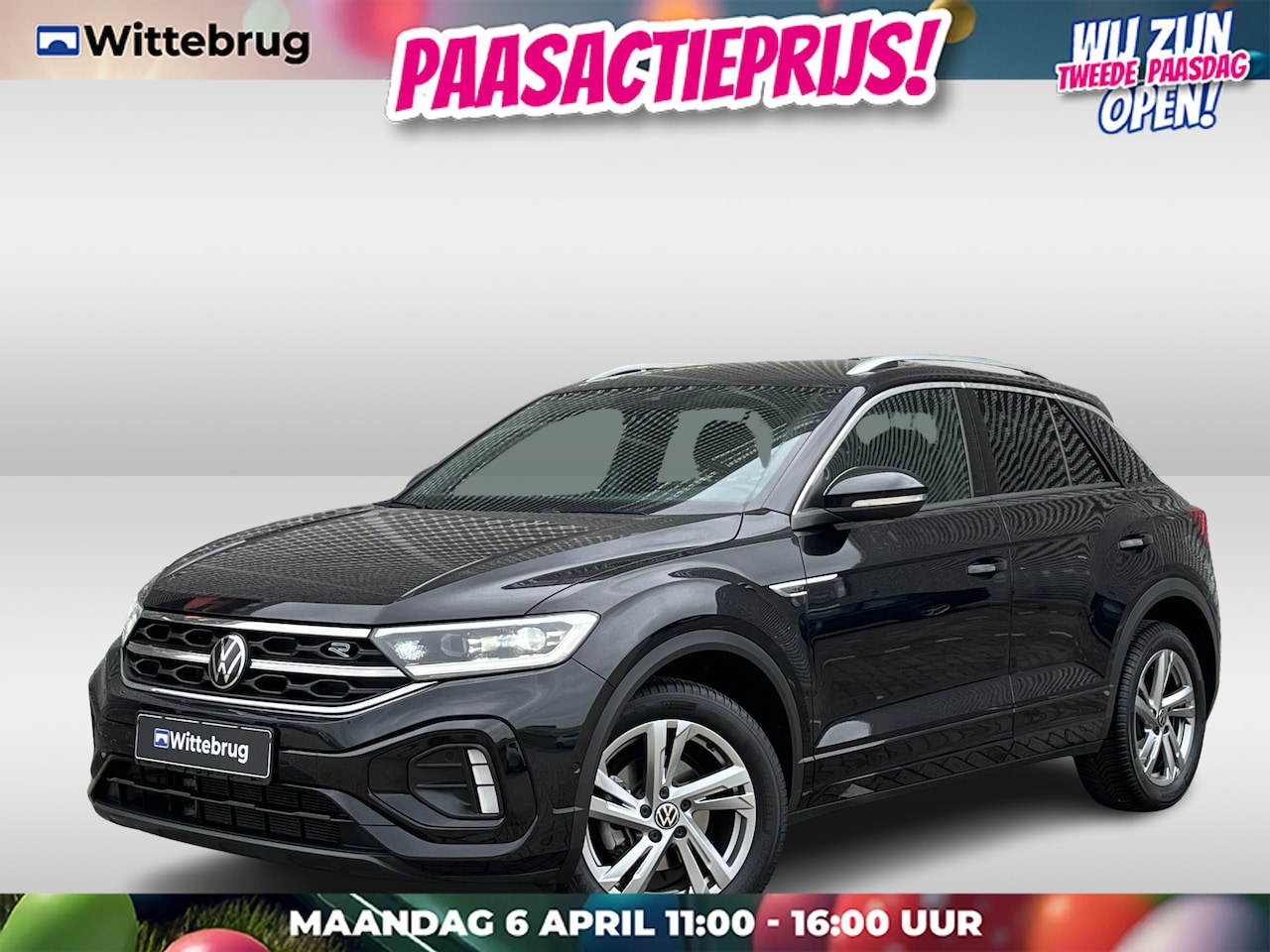 Volkswagen T-Roc - 1.0 TSI 110pk R-Line / Virtual cockpit / LED plus / Ergoactive stoel / 17'' LMV P4 - AutoWereld.nl