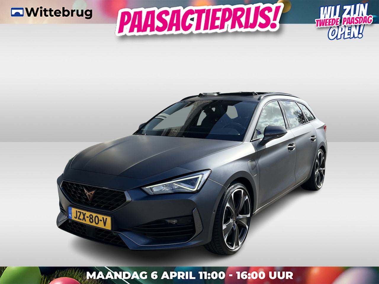 CUPRA Leon Sportstourer - 1.4 e-Hybrid VZ Performance / AUTOMAAT/ 245 PK/ PANO/ CRUISE/ MEMORY SEAT/ NAVI/ STOELVERW - AutoWereld.nl
