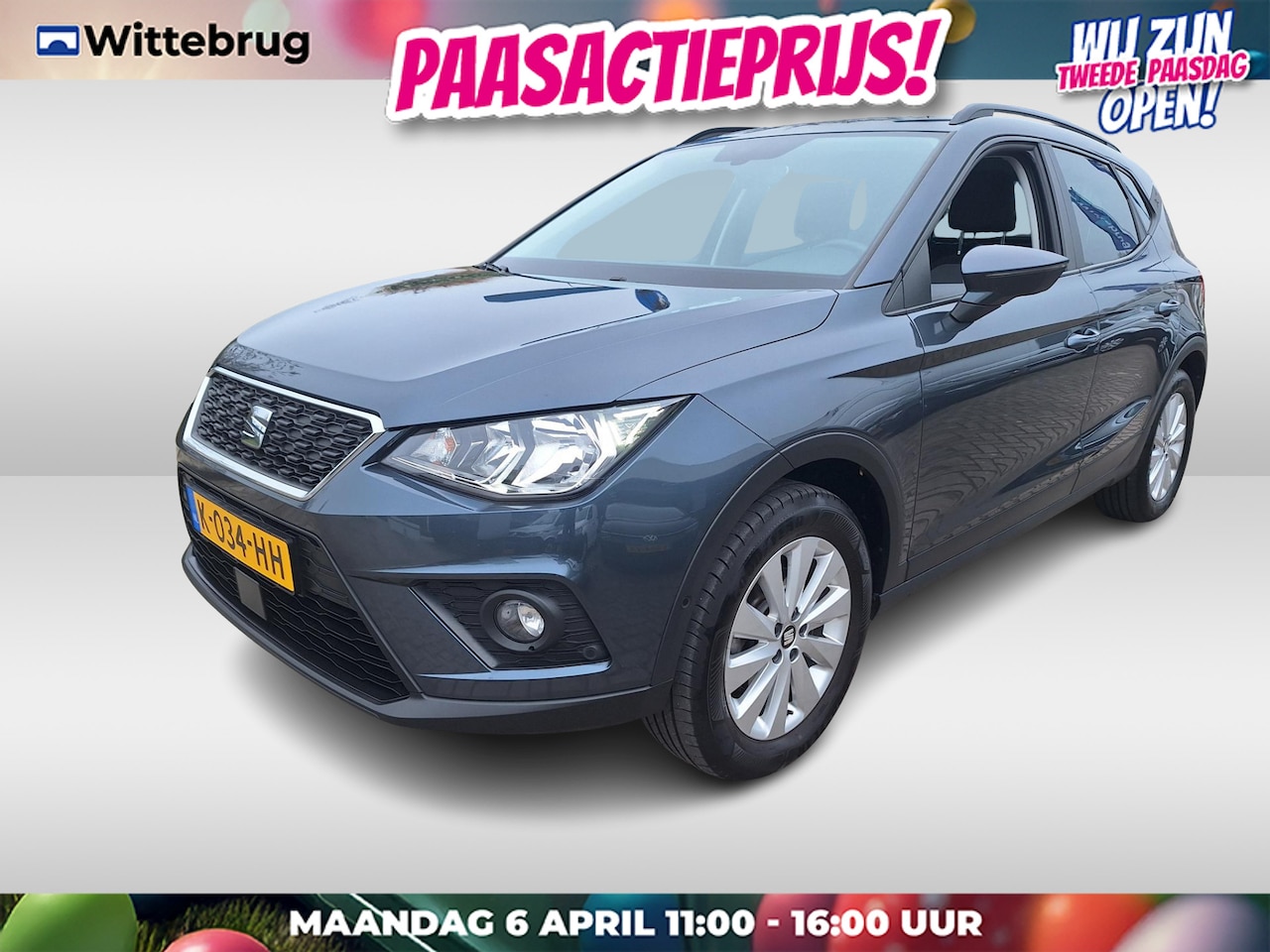 SEAT Arona - 1.0 TSI Style Business Intense Full Link, navigatie, PDC achter, cruis adp., DAB+, LM 16" - AutoWereld.nl