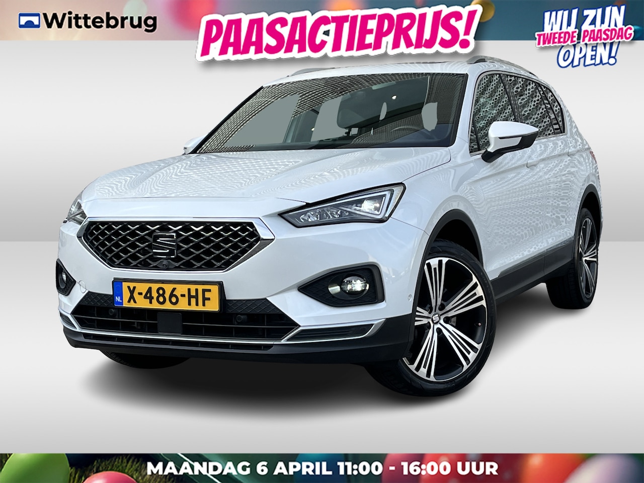 SEAT Tarraco - 2.0 TSI 4DRIVE Xcellence 7p. / Panoramadak / Zwenkbare Trekhaak /  Navigatie / App connect - AutoWereld.nl