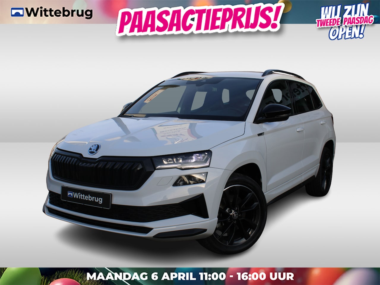 Skoda Karoq - 1.5 TSI ACT 150pk Sportline DSG Automaat / Navigatie / LM 18 inch / Parkeersensoren / Came - AutoWereld.nl