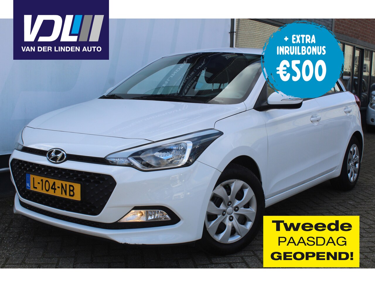 Hyundai i20 - 1.2 HP i-Motion Comfort Navi l Camera l Airco l Cruise control l Bluetooth - AutoWereld.nl