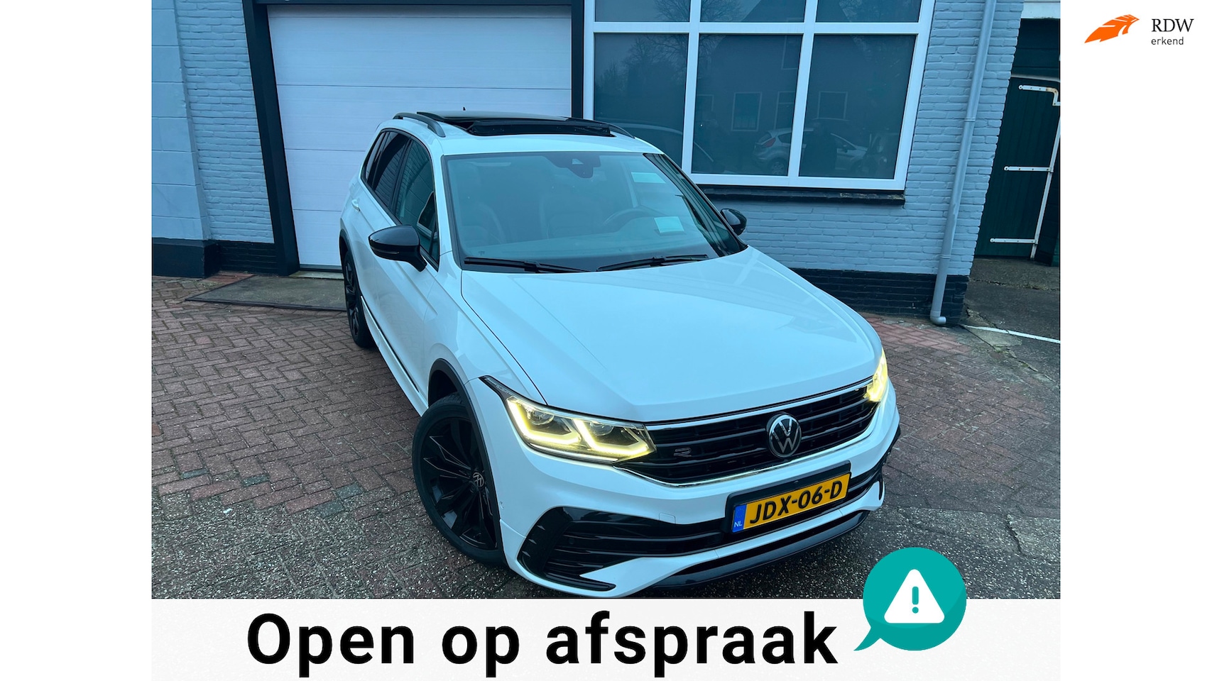 Volkswagen Tiguan - 1.4 TSI eHybrid 3X R-Line BOMVOL!|PANO|245PK|Leer|Headup|Trekhaak|Memory|360Camera|ACC|Sfe - AutoWereld.nl