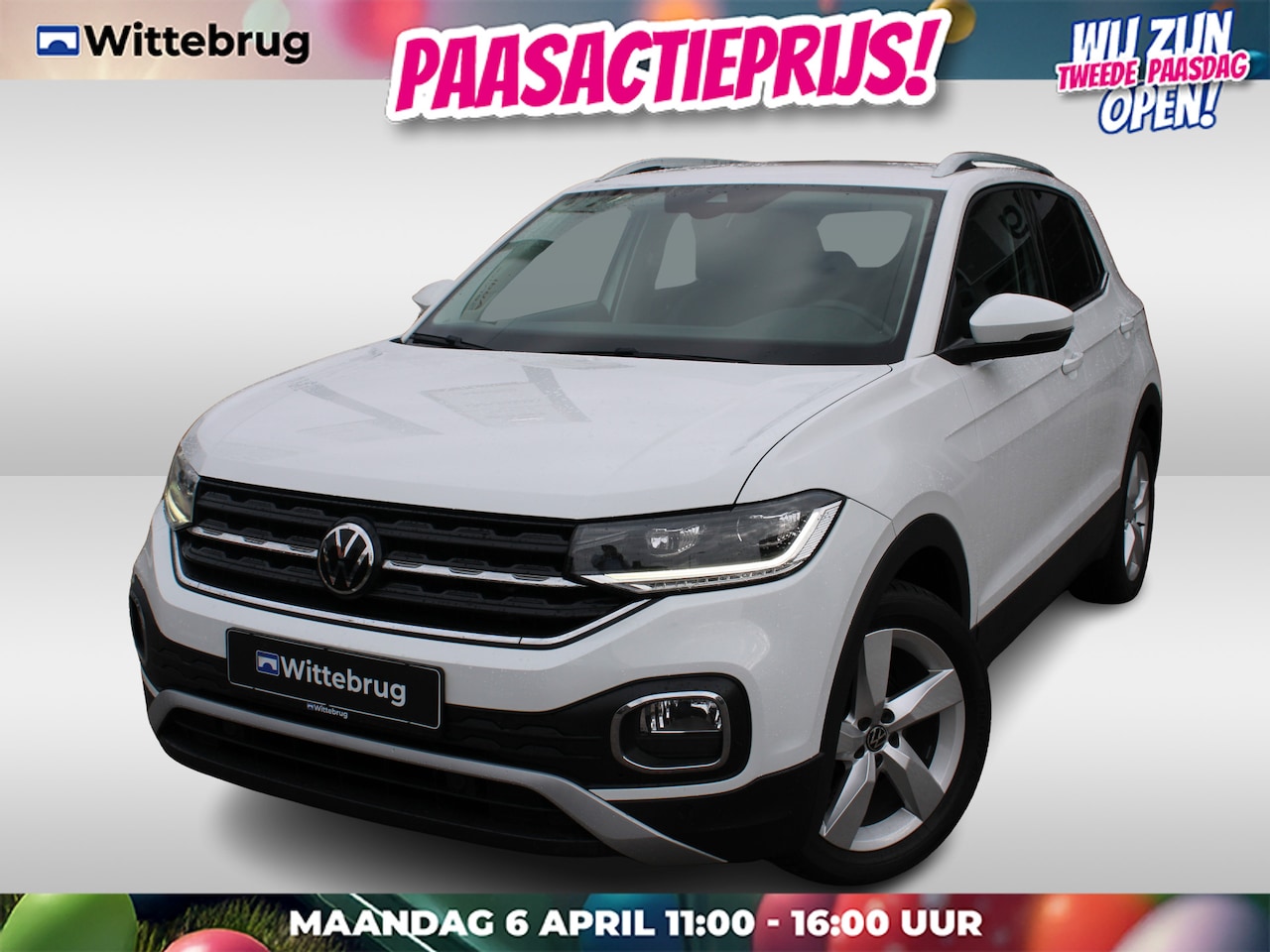Volkswagen T-Cross - 1.0 TSI 110pk Style DSG Automaat / Navigatie by APP / LM 17 inch / Parkeersensoren / Dig c - AutoWereld.nl