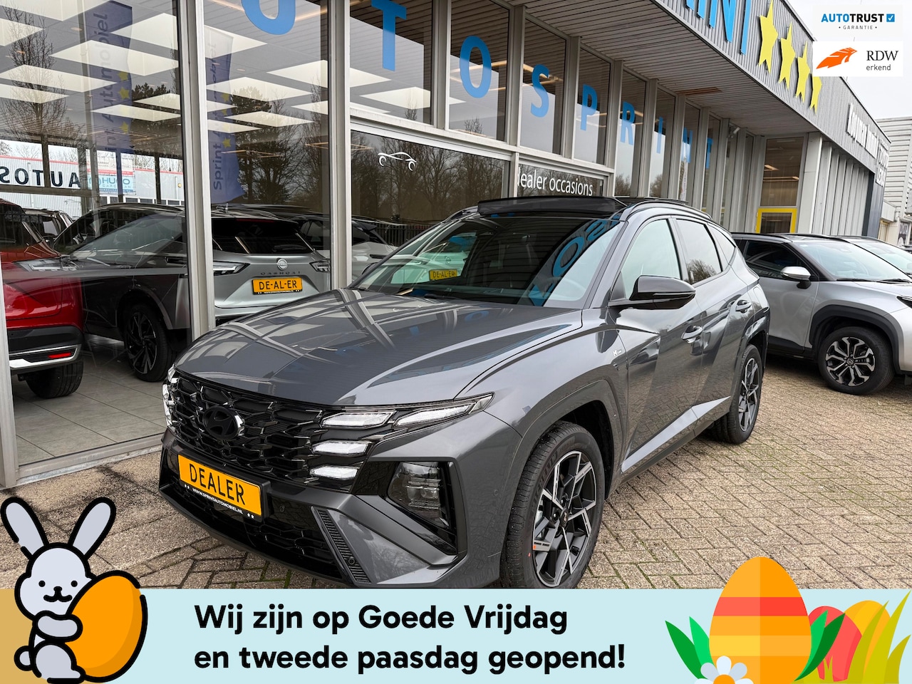 Hyundai Tucson - 1.6 T-GDI HEV N Line Sky 215PK / PANO, 360 CAMER, NAVI - AutoWereld.nl