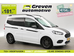 Ford Transit Courier - 1.5 TDCI Sport 100PK 6-bak | 2xSchuifdeur | Airco | Camera | Carplay | Striping | Stoelver