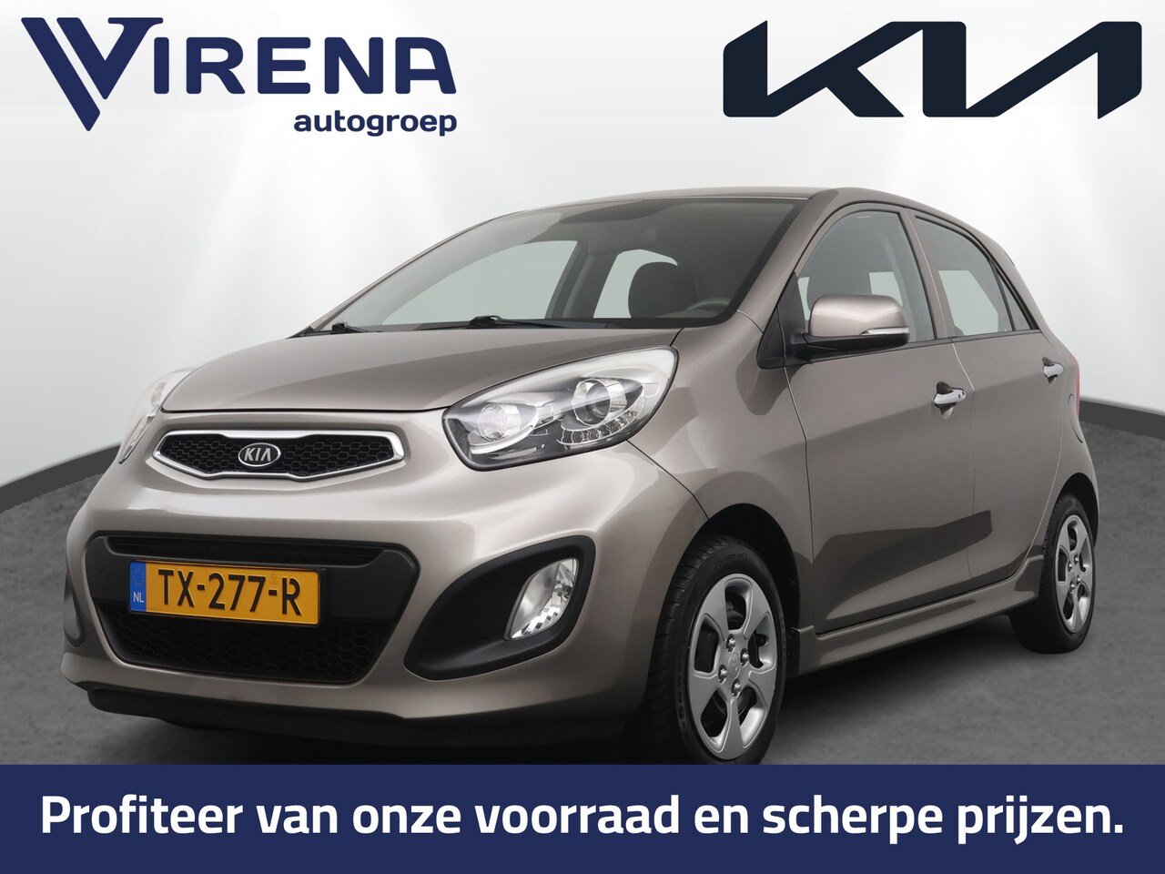 Kia Picanto - 1.2 CVVT Airco Automaat - Airco - Keyless Entry - Radio - Ramen Elektrisch - Start/Stop kn - AutoWereld.nl