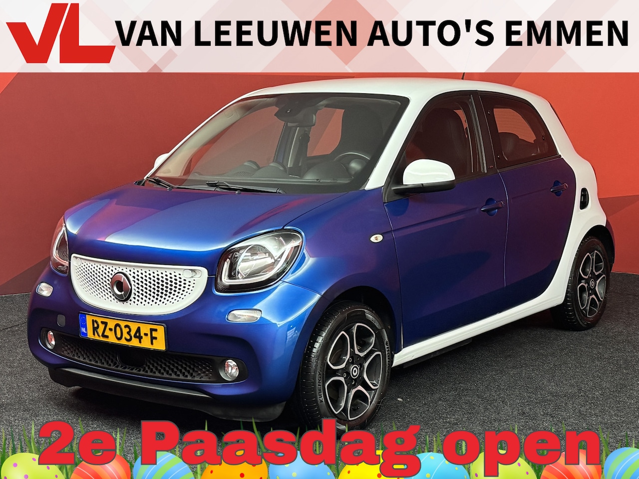 Smart Forfour - electric drive Business Solution 18 kWh | Leder | Cruise | Navi - AutoWereld.nl