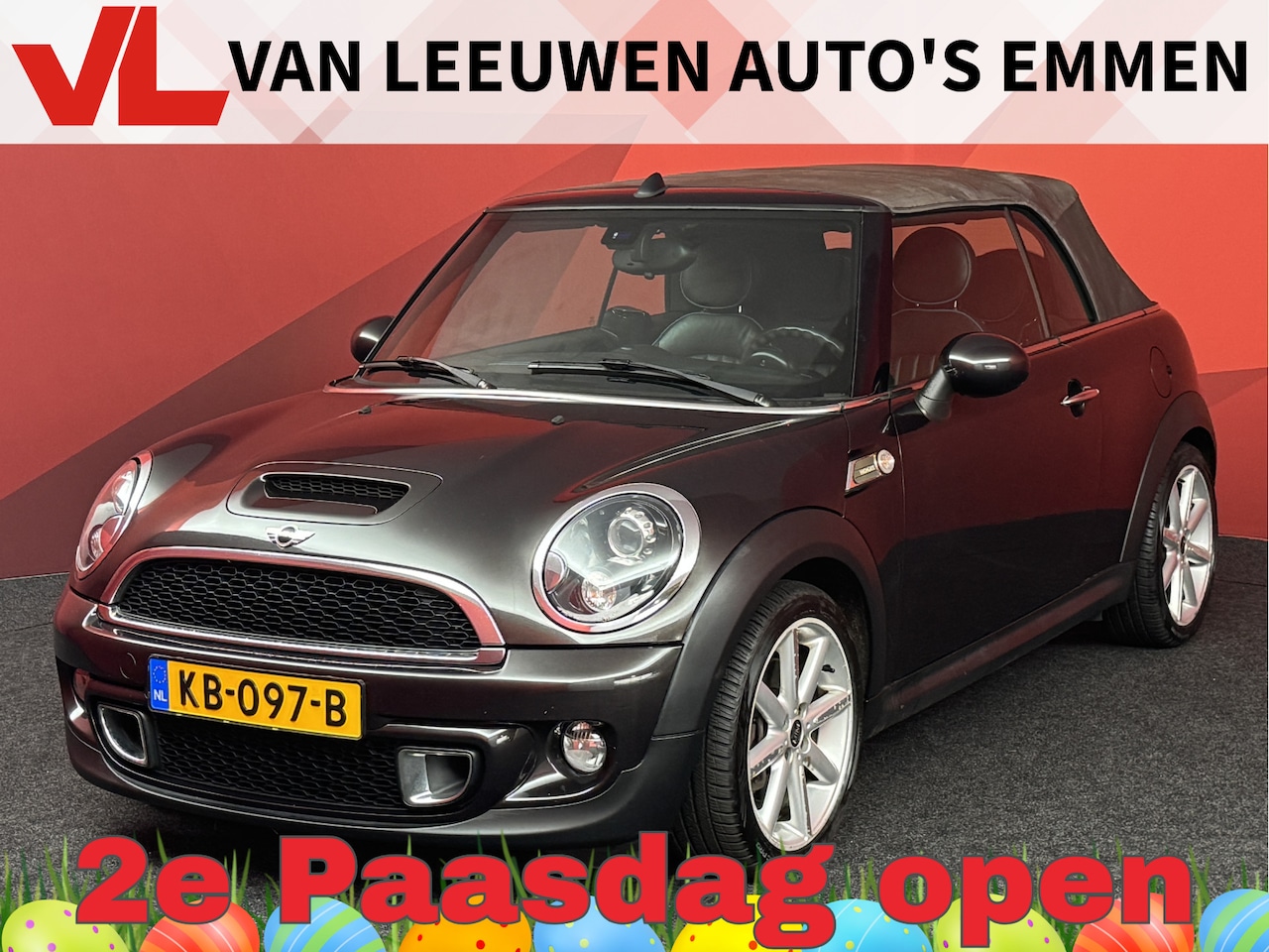 MINI Cabrio - Mini 1.6 Cooper S Chili | Leer | Stoel VW | Climate Control | - AutoWereld.nl