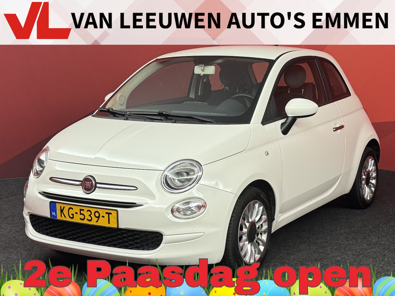 Fiat 500 - 0.9 TwinAir Turbo Popstar | Automaat | Nap! | Airco | Apk 29-06-2026 - AutoWereld.nl