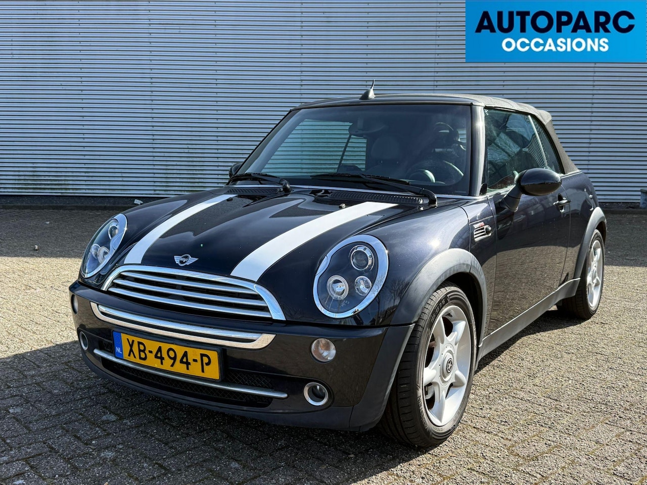MINI Cabrio - 1.6 Cooper 1.6 Cooper , CABRIO ELEKTRISCH DAK, BLACK EDITION, GOED WERKEND, AIRCO, HALF LEDER, STOELV - AutoWereld.nl