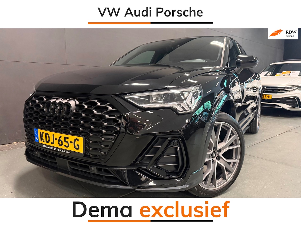 Audi Q3 Sportback - 45 TFSI e S edition S-LINE BLACK-LINE 20''SOH-TEST/SFEERVERL/NAVI/DAB/STANDKACHEL/CARPLAY/ - AutoWereld.nl