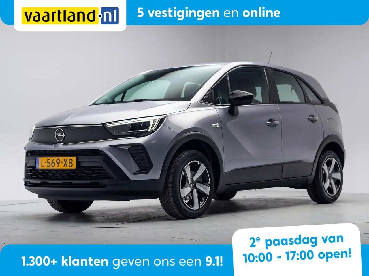 Opel Crossland - 1.2 Turbo Edition [ LED Apple/Android Cruise Airco ] - AutoWereld.nl