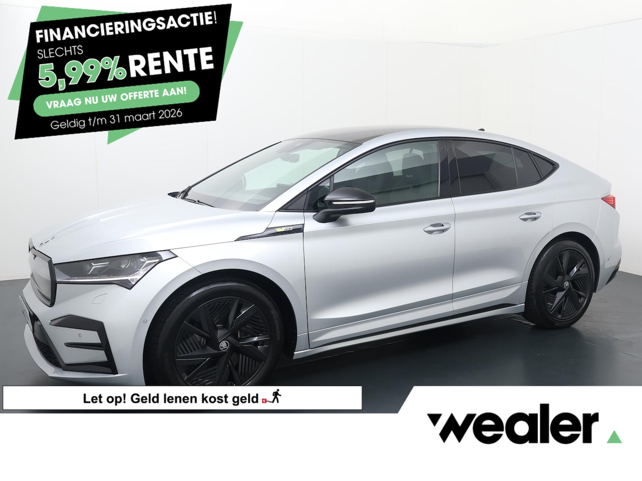 Skoda Enyaq Coupé iV - 80 RS | 300 PK | Soh 89% | Trekhaak wegklapbaar | Panoramadak | Canton Sound | 21" LM velg - AutoWereld.nl