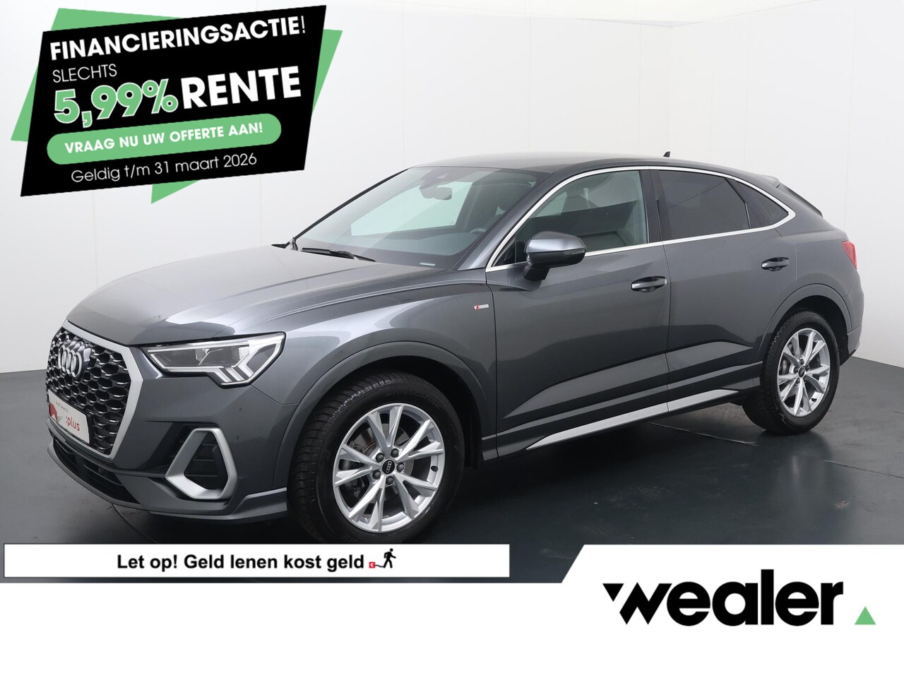 Audi Q3 Sportback - 35 TFSI S Edition | 150 PK | Automaat | Trekhaak | Achteruitrijcamera | S line | Navigatie - AutoWereld.nl