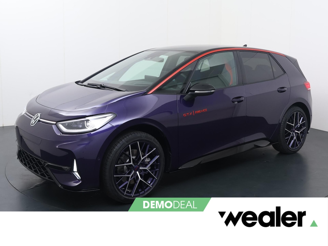 Volkswagen ID.3 - GTX Limited Edition 79 kWh accu, 240 kW / 326 PK | Fire & Ice pakket | Panoramadak | Varia - AutoWereld.nl