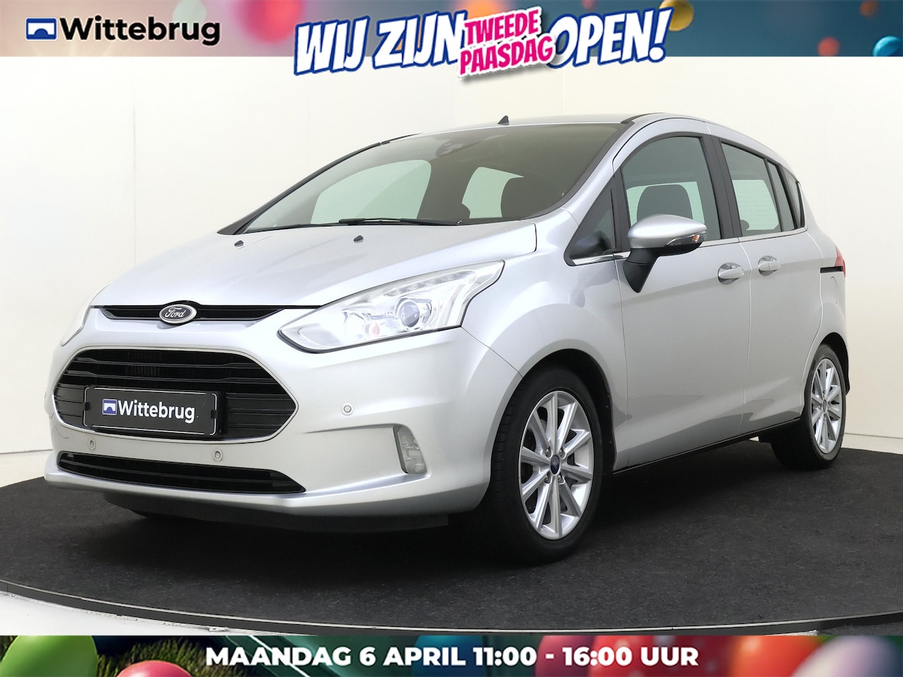 Ford B-Max - 1.0 EcoBoost Titanium Ruime auto | Airco | Schuifdeur - AutoWereld.nl