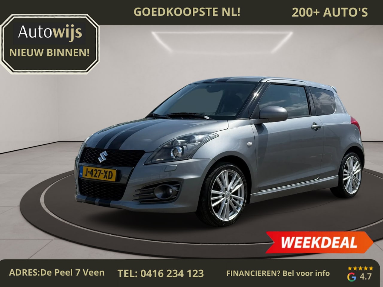 Suzuki Swift - 1.6 Sport|136PK|Stoelverw|Xenon|Bluetooth - AutoWereld.nl
