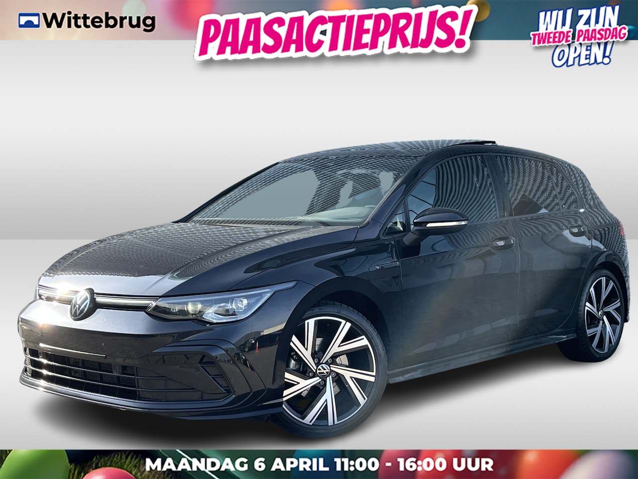 Volkswagen Golf - 1.5 eTSI 150PK R-Line Business+ / Panoramadak / R-Line Interieur + Exterieur / LED Matrix - AutoWereld.nl