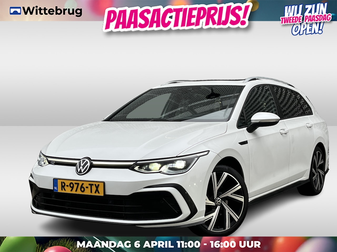 Volkswagen Golf Variant - 1.5 eTSI R-Line Business+ / Panoramadak / Navigatie / Camera / Parkeersensoren V+A / App c - AutoWereld.nl