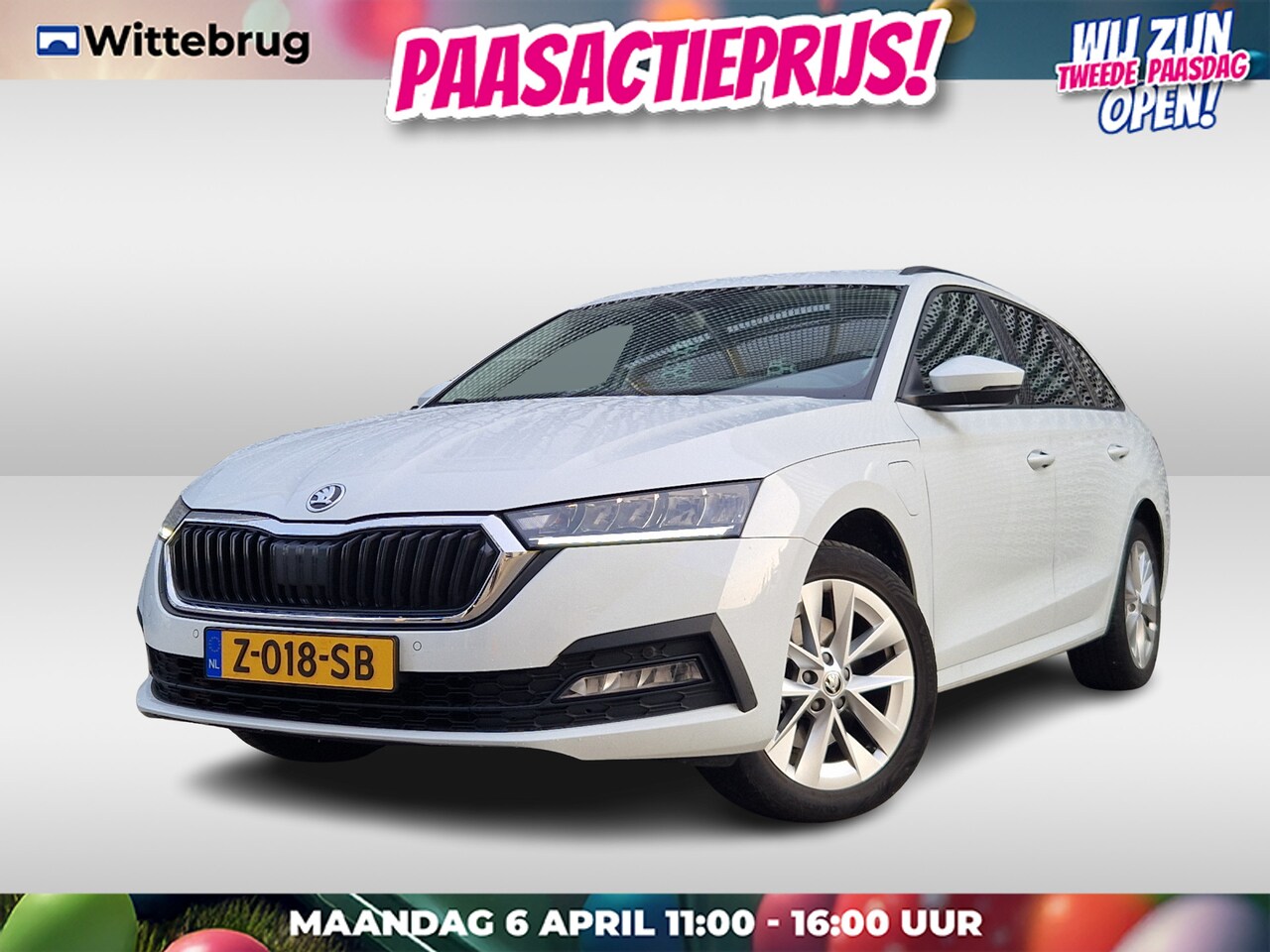 Skoda Octavia Combi - 1.4 TSI 204PK iV PHEV Business Edition Keyless / App. connect / Navigatie / Trekhaak afnee - AutoWereld.nl