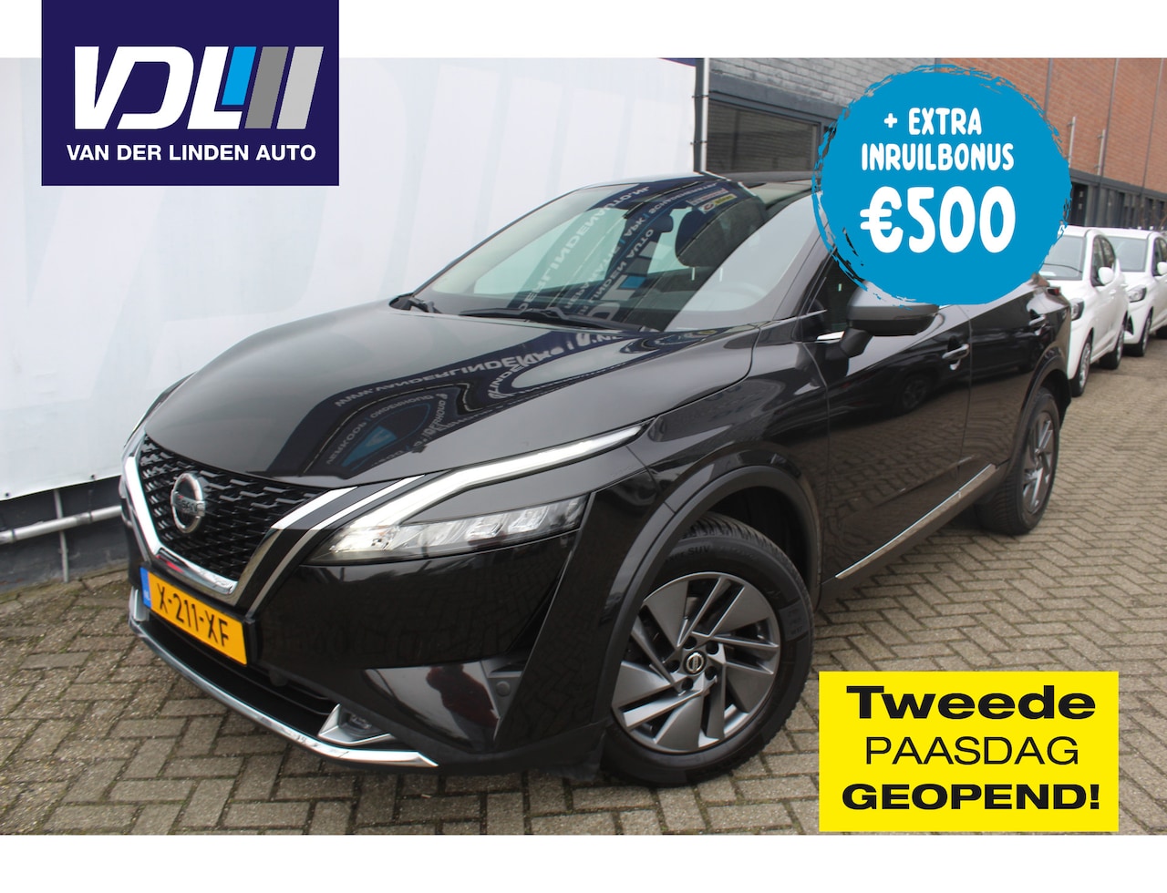 Nissan Qashqai - 1.3 MHEV Acenta Keyless start-stop l 360 graden camera l Dodehoek detectie l Apple carplay - AutoWereld.nl
