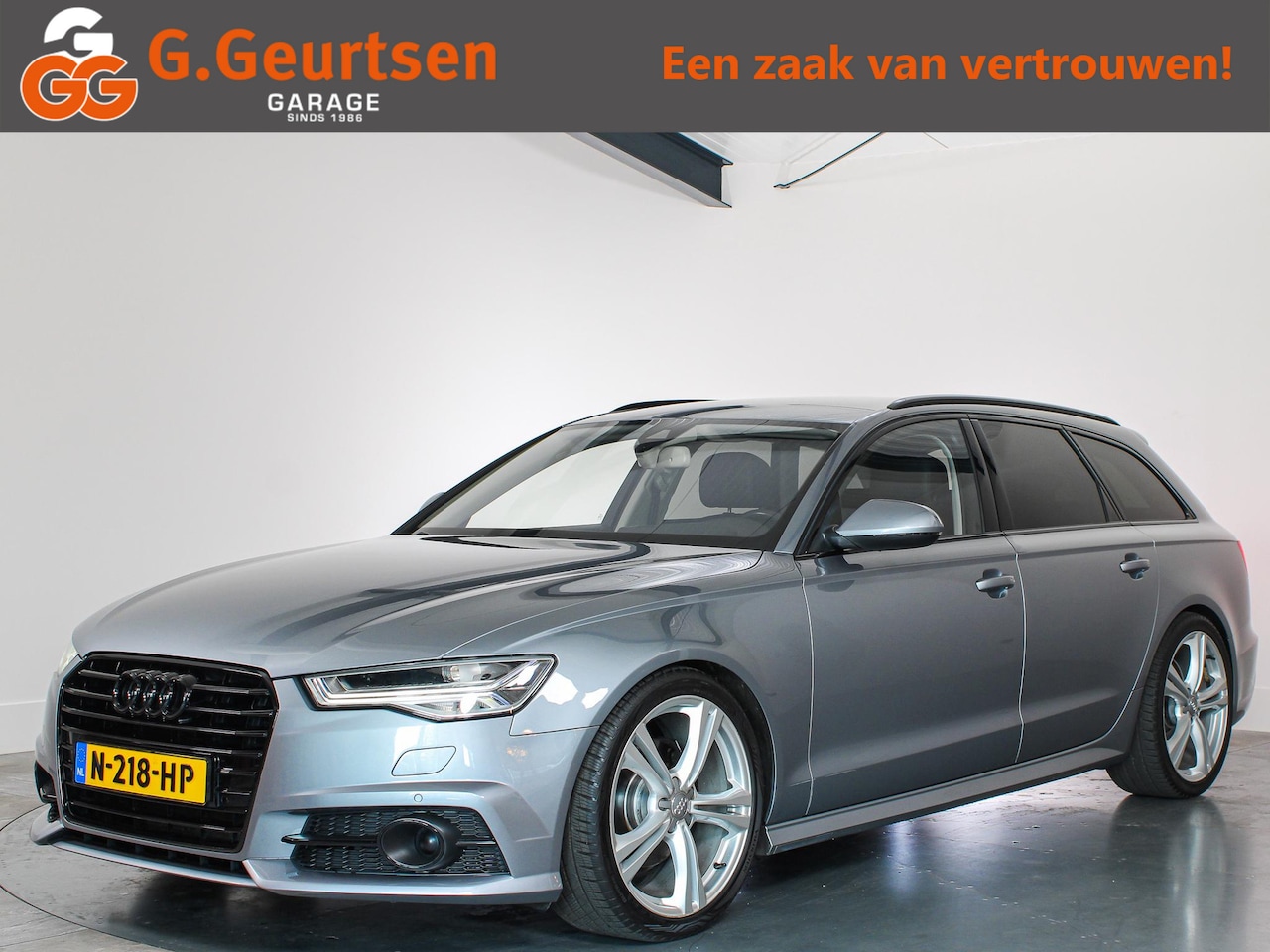 Audi A6 Avant - 1.8 TFSI S-line 190PK, Black optik, Trekhaak, Navigatie, Volleder, Camera, Matrix, HUD, Me - AutoWereld.nl