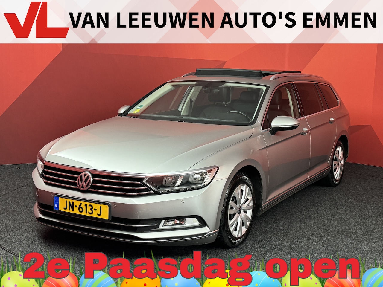 Volkswagen Passat Variant - 1.6 TDI Connected Series Plus | Automaat | Adaptive cruise | Pano | Half leder - AutoWereld.nl