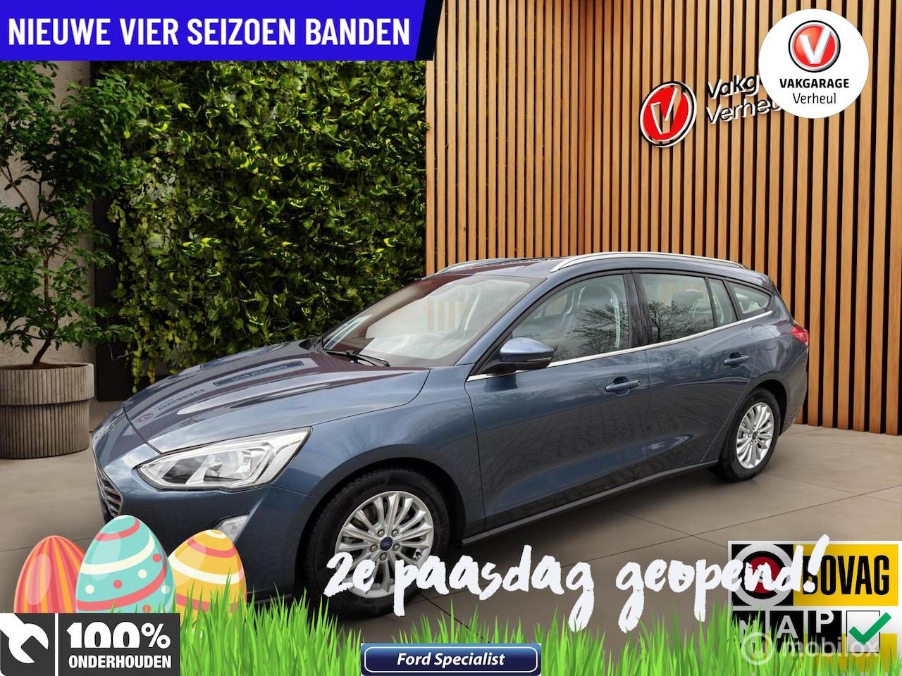 Ford Focus Wagon - 1.0 EcoBoost Titanium|125Pk|Autom|Navi|Nap - AutoWereld.nl