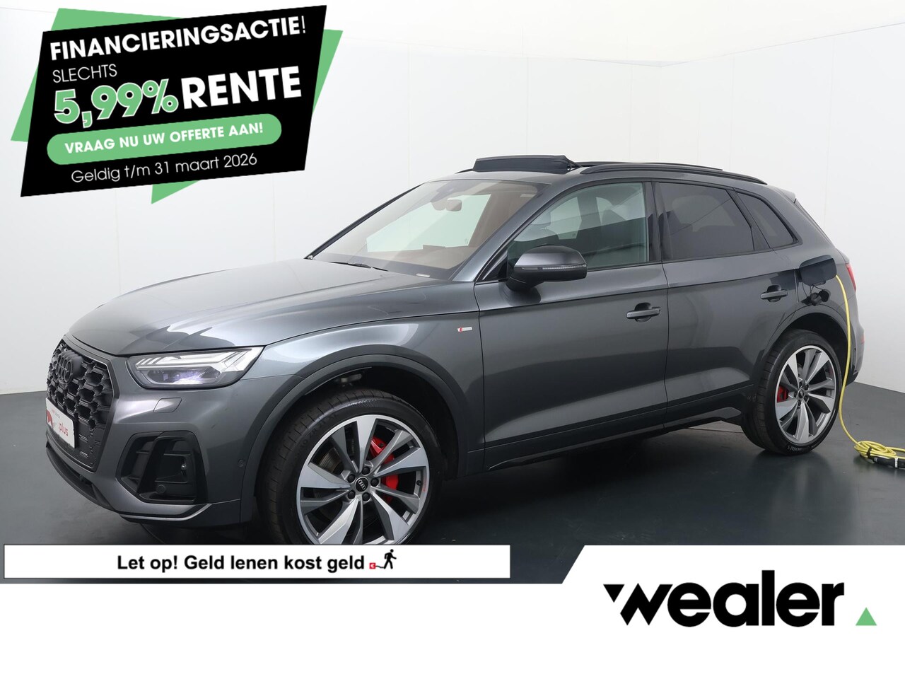 Audi Q5 - 55 TFSI e S edition Competition | 367 PK | SoH 91% | Trekhaak | Panoramadak | Head-up disp - AutoWereld.nl