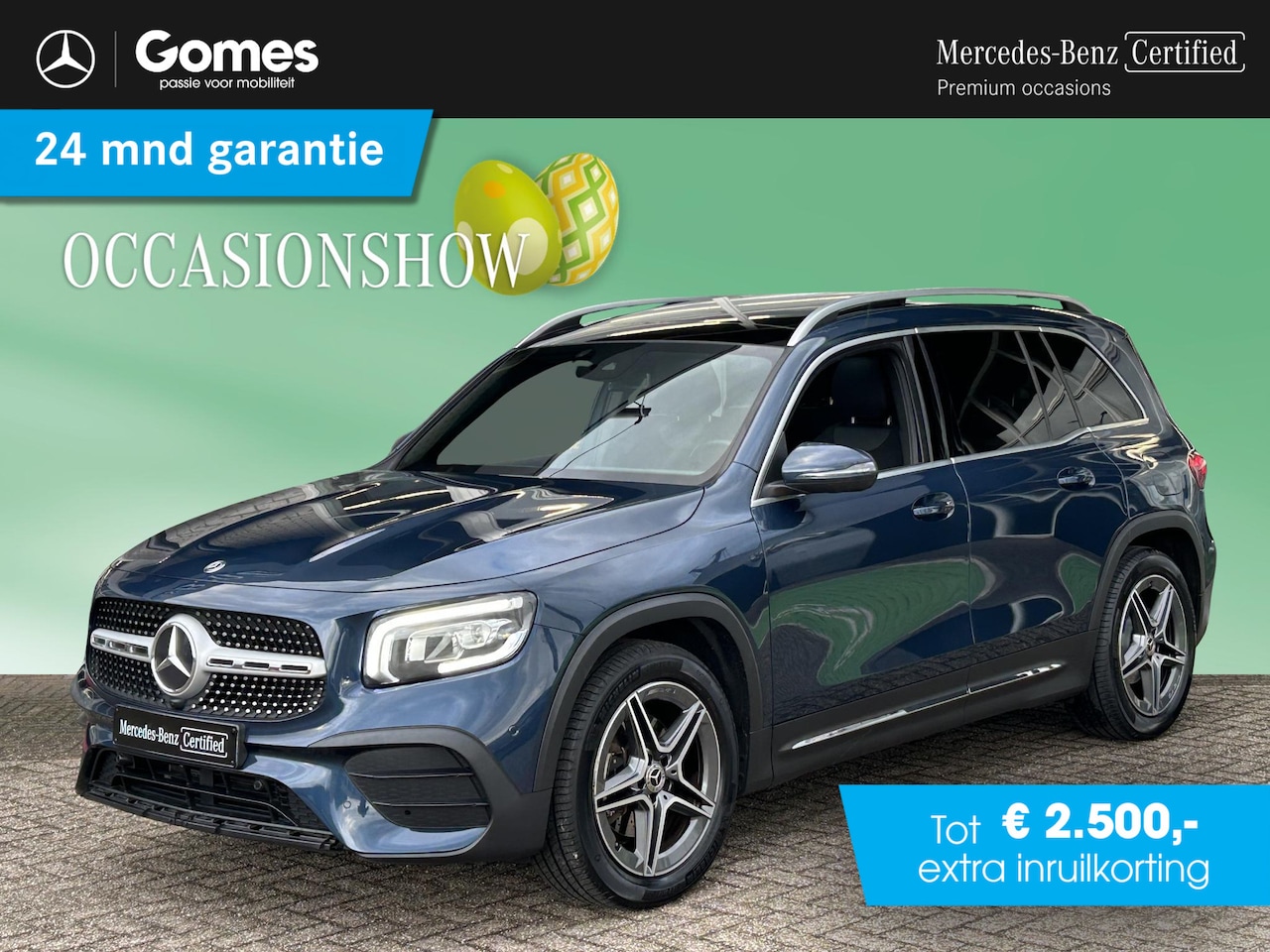 Mercedes-Benz GLB - 200 Advantage | Panoramadak | Cruise Control | Navigatie | Stoelverwarming - AutoWereld.nl