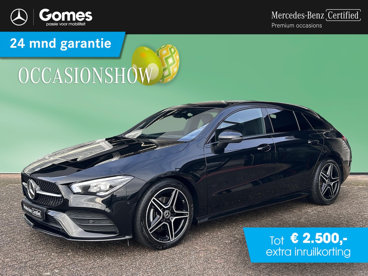 Mercedes-Benz CLA-klasse Shooting Brake - 180 Business Solution AMG | Carplay | Led verlichting | Stoelverwarming | Sfeerverlichting - AutoWereld.nl