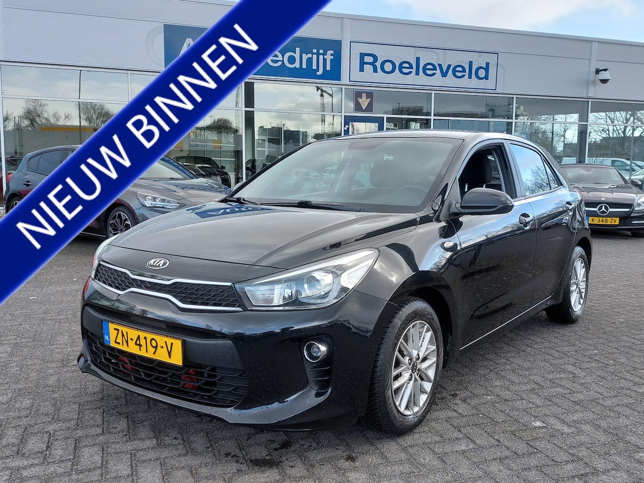 Kia Rio - 1.0 T-GDI 101pk DynamicLine | Origineel NL | Navi | Apple Carplay+Android Auto | Airco | C - AutoWereld.nl