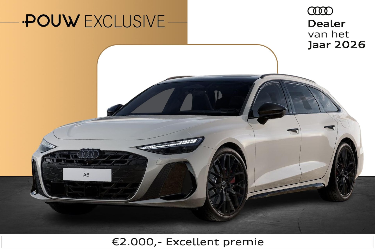 Audi A6 Avant - 2.0 e-hybrid 367pk quattro S Edition Competition | Luchtvering | Panoramadak Smartglass - AutoWereld.nl