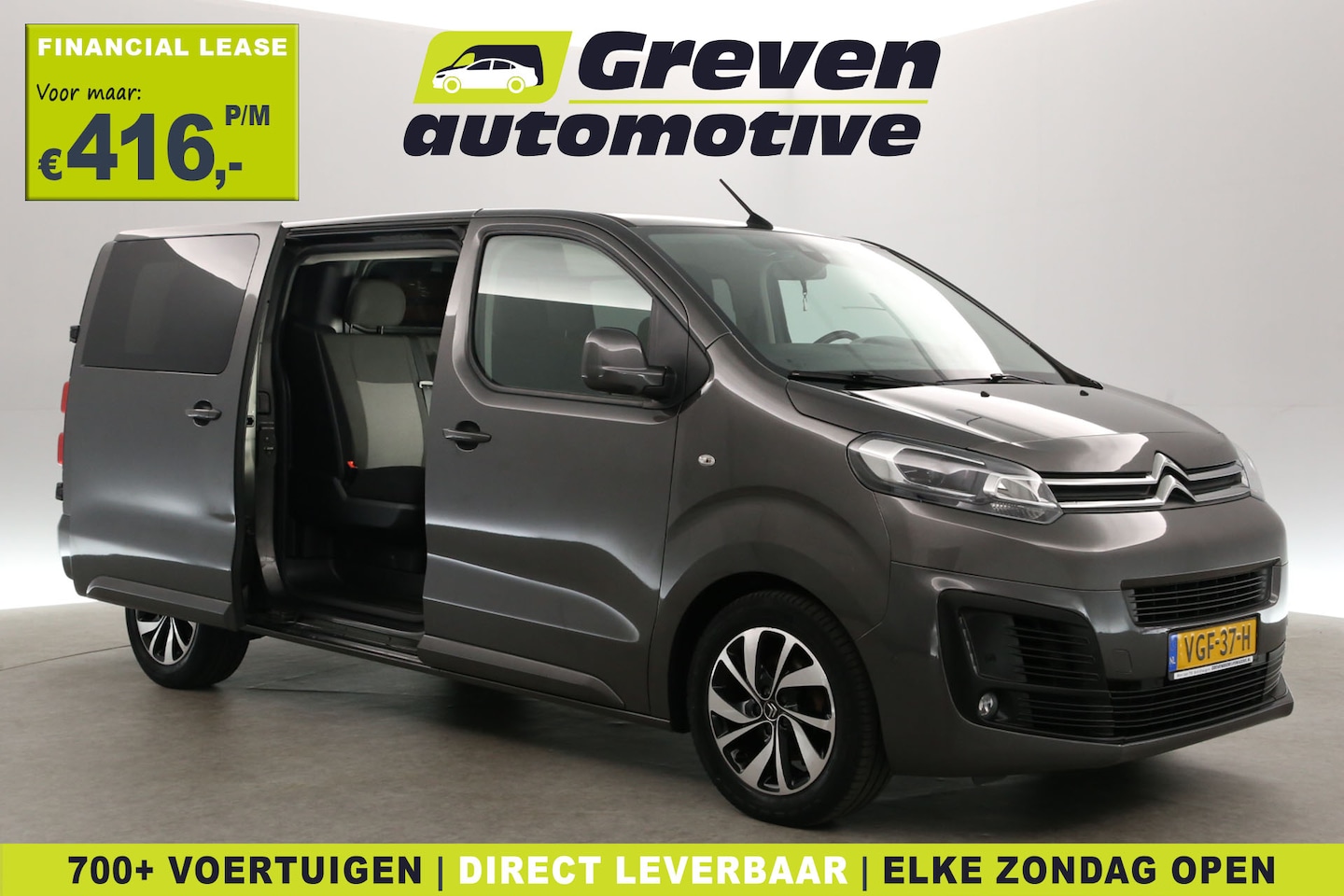 Citroën Jumpy - 2.0 BlueHDI L3H1 180PK | Dubbele Cabine | Aut. | Clima | 2xSchuifdeur | Adap. Cruise | Tre - AutoWereld.nl