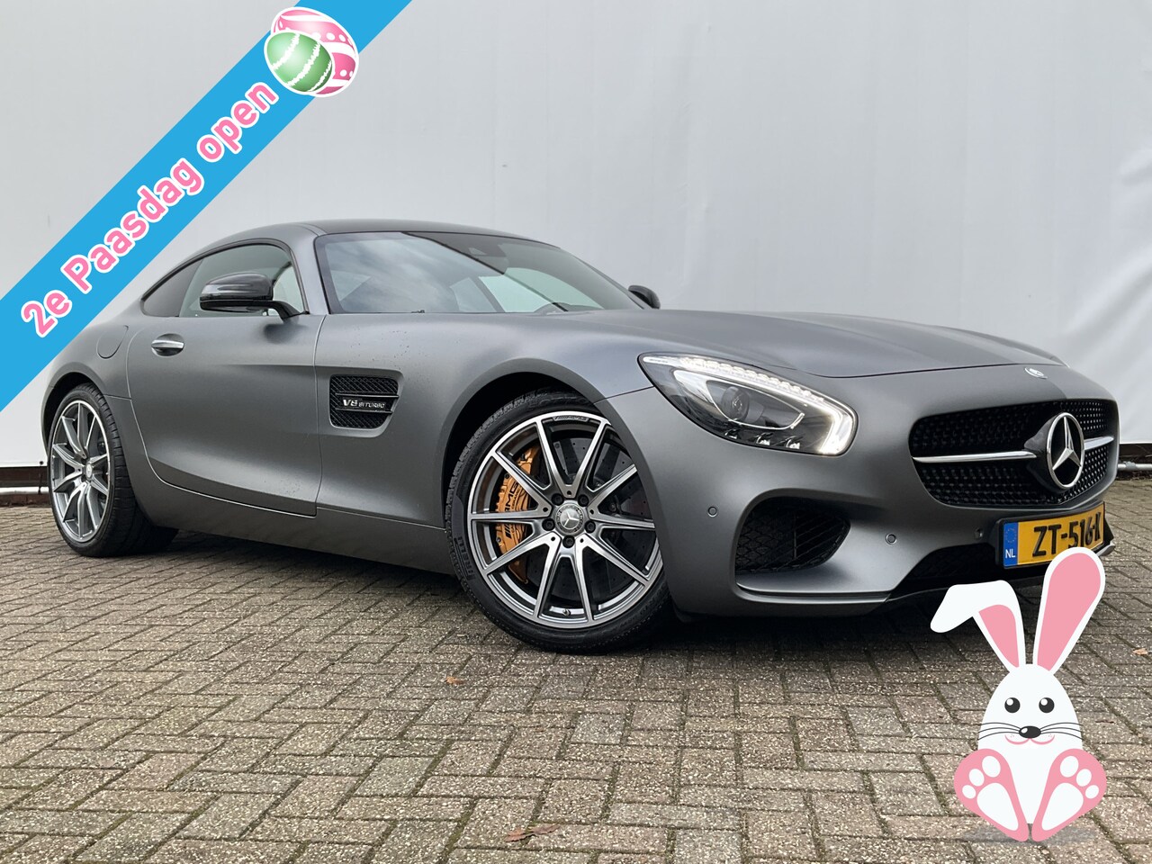 Mercedes-Benz AMG GT - 4.0 S Frozen-Grey Pano. Keramisch Nav/Cam Burmester Dealer-OH! - AutoWereld.nl