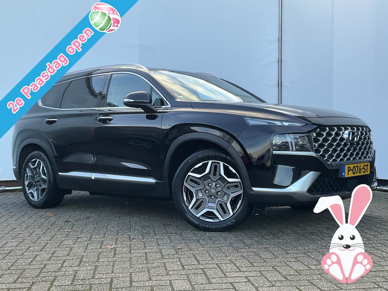 Hyundai Santa Fe - 7-Pers 1.6 T-GDI HEV Premium 7p. HUD Leer Stoelkoel+verw. 360° 7 Zits - AutoWereld.nl
