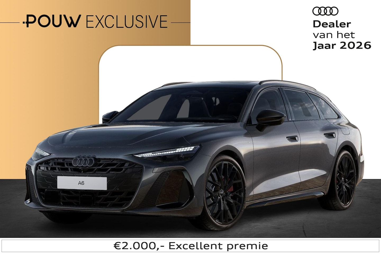 Audi A6 Avant - 2.0 e-hybrid 367pk quattro S Edition Competition | Luchtvering | Panoramadak Smartglass - AutoWereld.nl