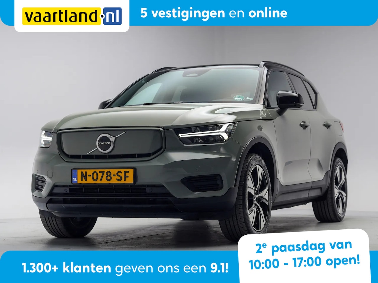 Volvo XC40 - Recharge Plus 3-Fase [ Adapt.cruise Navi Stoelverwarming Camera ] - AutoWereld.nl