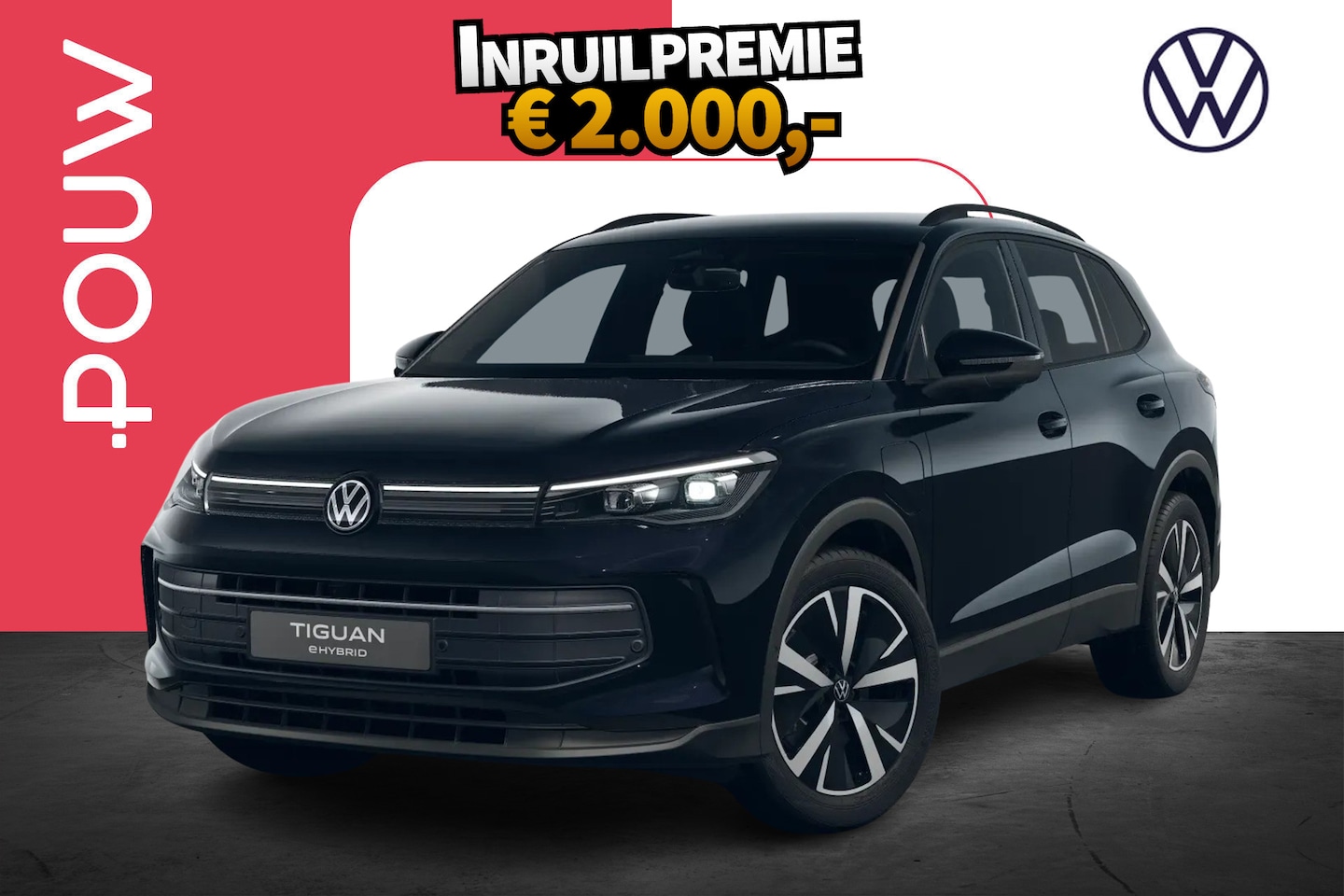 Volkswagen Tiguan - 1.5 eHybrid 204pk DSG Life Edition | Trekhaak | Design Pakket | 19 Inch LMV - AutoWereld.nl