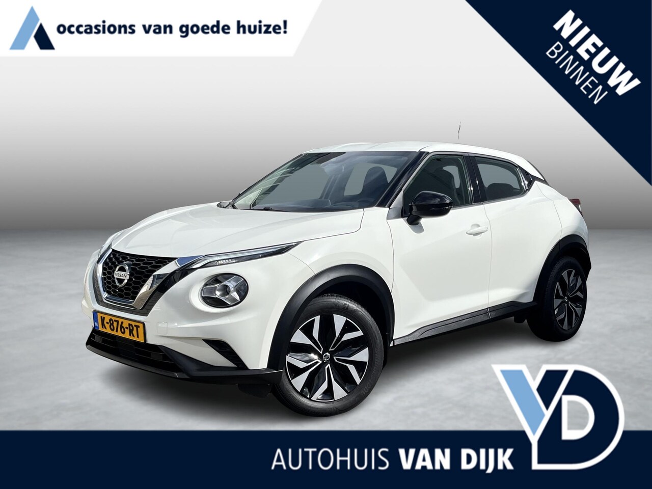 Nissan Juke - 1.0 DIG-T Acenta | NL Auto/Voll.Historie/Camera/17"/Clima/Cruise/Apple CarPlay-Android Aut - AutoWereld.nl