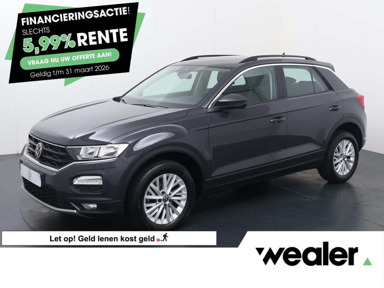 Volkswagen T-Roc - 1.0 TSI Style | 110 PK | Adaptive cruise control | Airco | Lane assist | - AutoWereld.nl