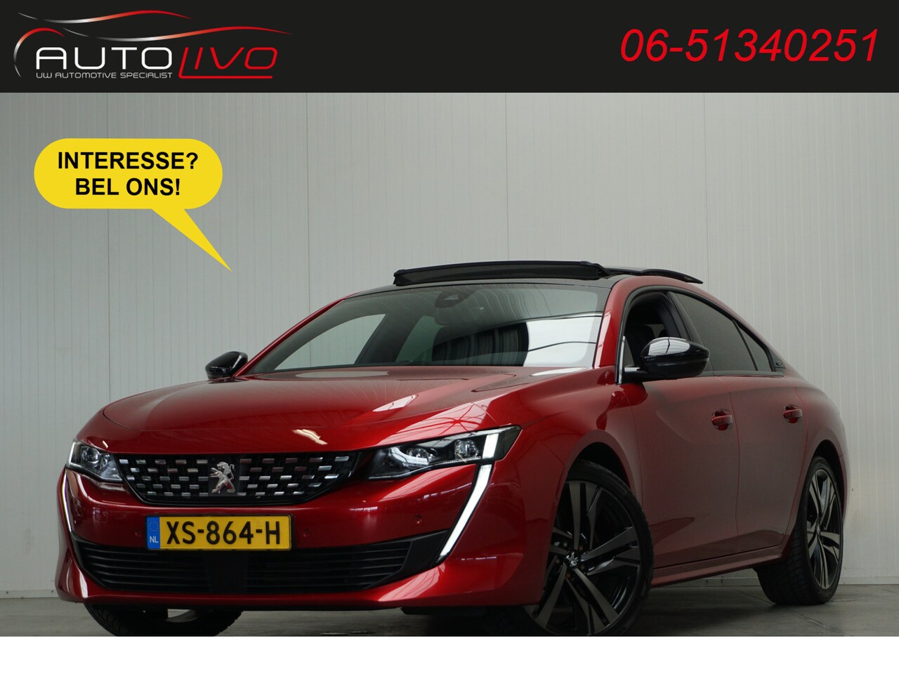 Peugeot 508 - 1.6 PureTech First Edition 225 PK! FULL OPTIONS! NL AUTO! - AutoWereld.nl