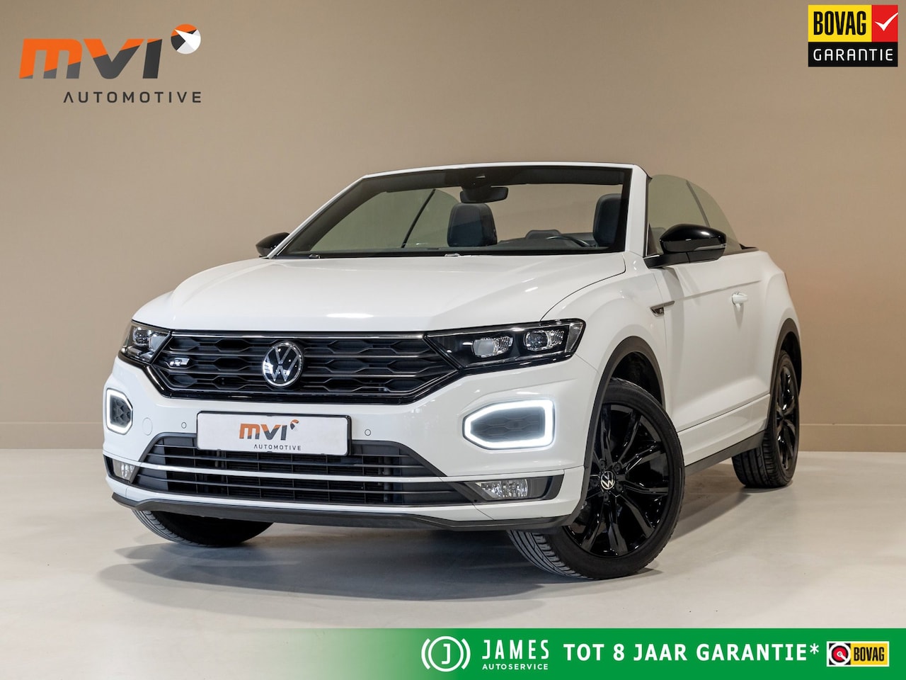 Volkswagen T-Roc Cabrio - 1.5 TSI R-Line / 150pk / Beats / Leder / Stoelverwarming / Dodehoek herkenning / - AutoWereld.nl