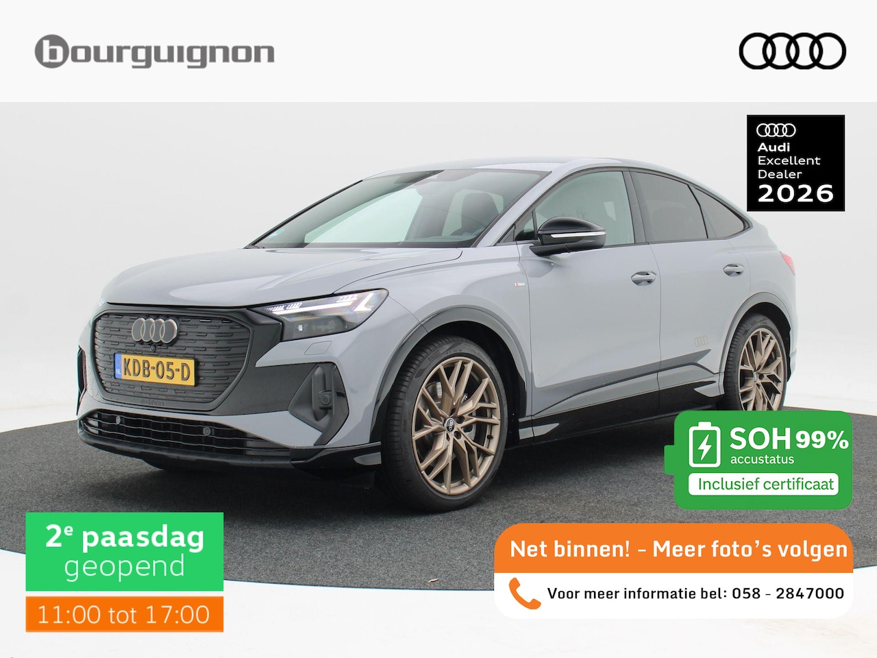 Audi Q4 Sportback e-tron - 45 S-Line 286 Pk 82 kWh | Stoelverwarming | Camera | Trekhaak | CarPlay | Full LED | 21 In - AutoWereld.nl