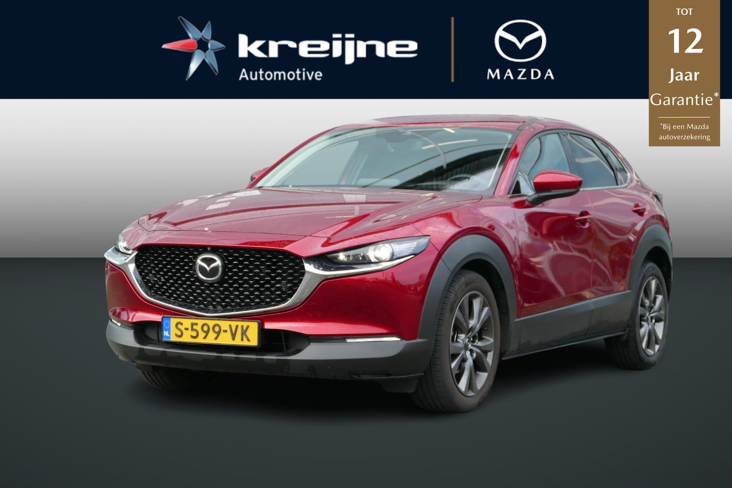 Mazda CX-30 - 2.0 e-SkyActiv-X M Hybrid Luxury | I-activense pakket | Stuurverwarming | Trekhaak | Rijkl - AutoWereld.nl